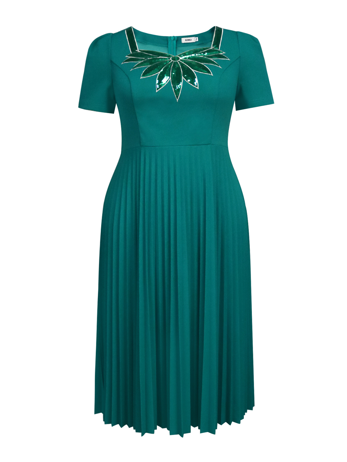 knee length dresses for ladies Banana Leaf Cut Out Midi Dress – Haven LaRae Boutique main image 1