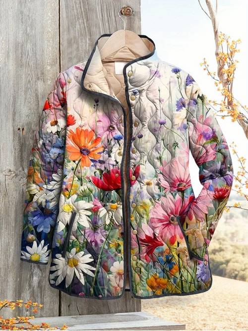 womens vintage tartan tartan inspired quilted cardigan jacket longline padded coat with zipper front closure beltless design stand collar warm winter outerwear for fall spring layering machine washable retro scottish tartan print in orange green white beige blue red yellow purple navy teal orange green black white