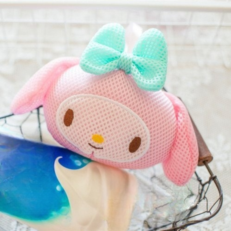 Bath Shower Bomb Soft Scrub, Non-Scattering Sponge Scrubber