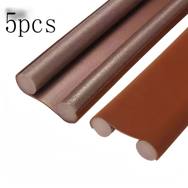 TEMU 5pcs Set Of Door Seals, Windproof Door Bottom, Windproof Windbreak Board, Adjustable Door Sweep, Door Seals, Kitchen Additions, Home Goods, Door