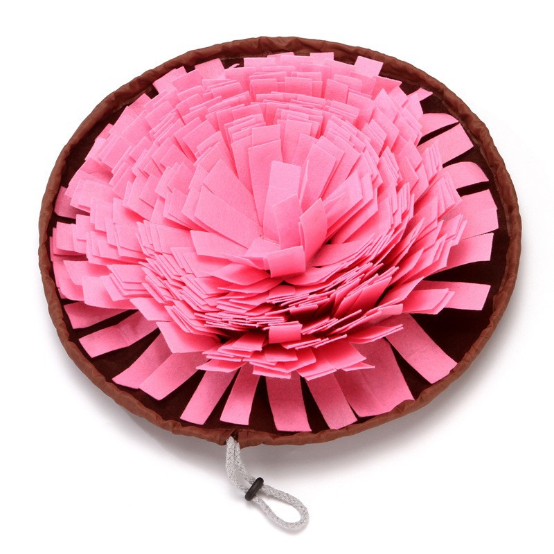 TEMU New Felt Sniffing Mat Pet Toy For Dogs, Food Hiding Sniffing Training Bowl, Educational Stress-relief Sniffing Toy For Dogs