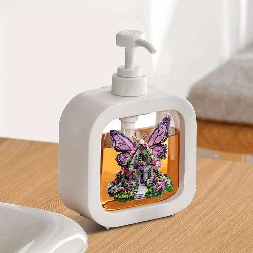 TEMU Cute Decorative Soap Dispenser With Pump - Moisturizing Hand Soap, Portable Soap Dispenser, Kitchen Sink Accessories, Bathroom Soap Dispenser,