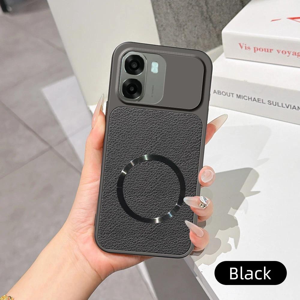 TEMU Phone Case - For Oppo A6x 4g 5g/ A6t Pro/ A6t 5g/ A6t/ A6s 5g/ A6s/ A6k/ A6 Pro 5g/ A6 Pro 4g/ A6 5g/ A6 4g Luxury Lychee Grain Faux Leather