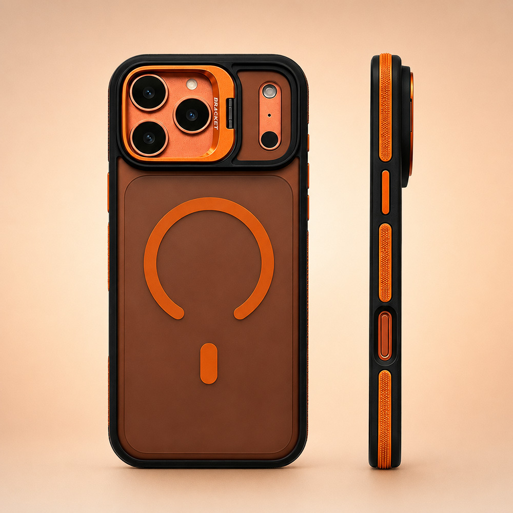 TEMU Phone Case: Suitable For Iphone 18/17/16/15/14/13/12/11 Pro Max/plus/air, Transparent Magnetic Phone Case With Lens Stand, Anti-slip Edge Strip,