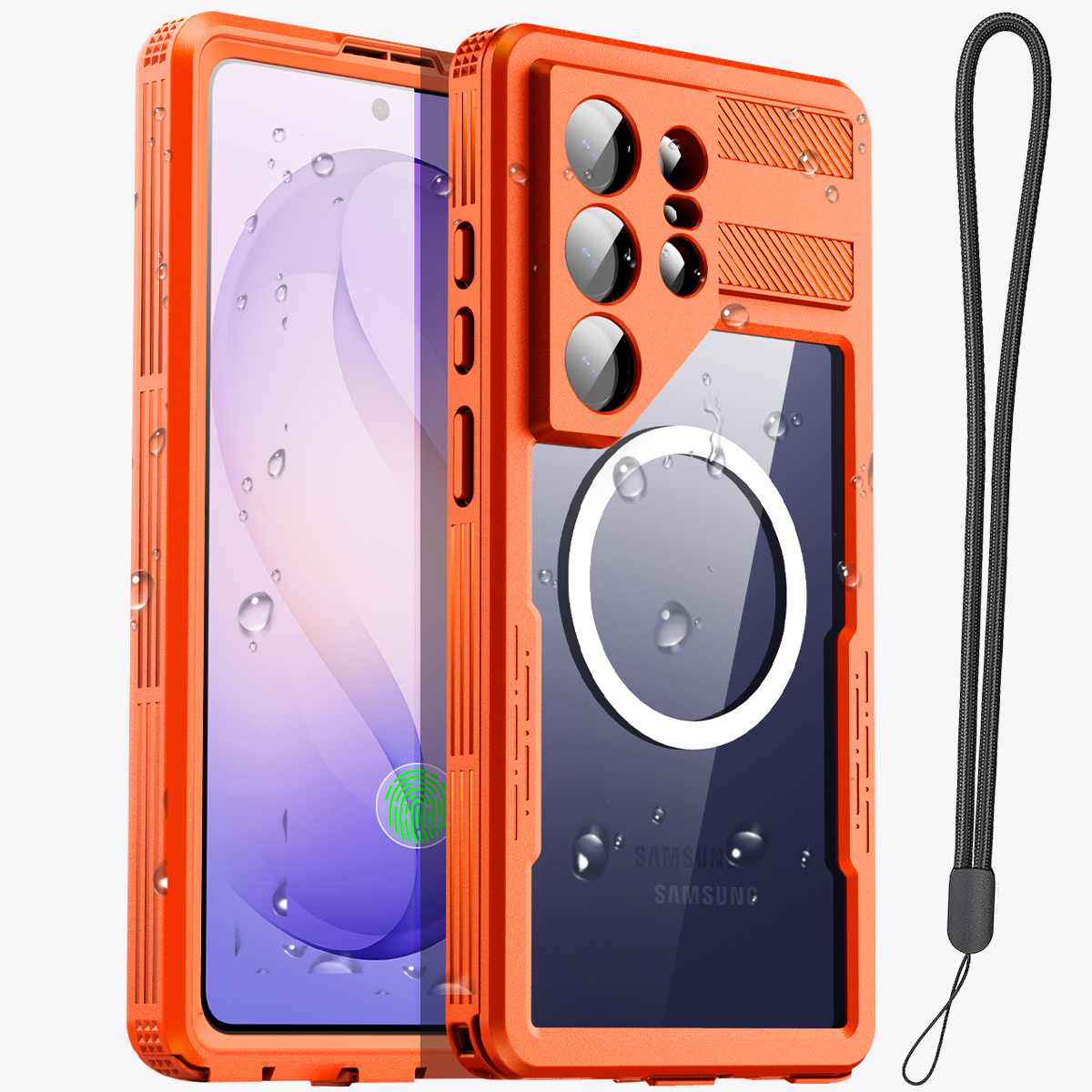TEMU Phone Case - Case For Galaxy S26 Ultra Phone Case Magnetic Heavy Duty Shockproof Cover