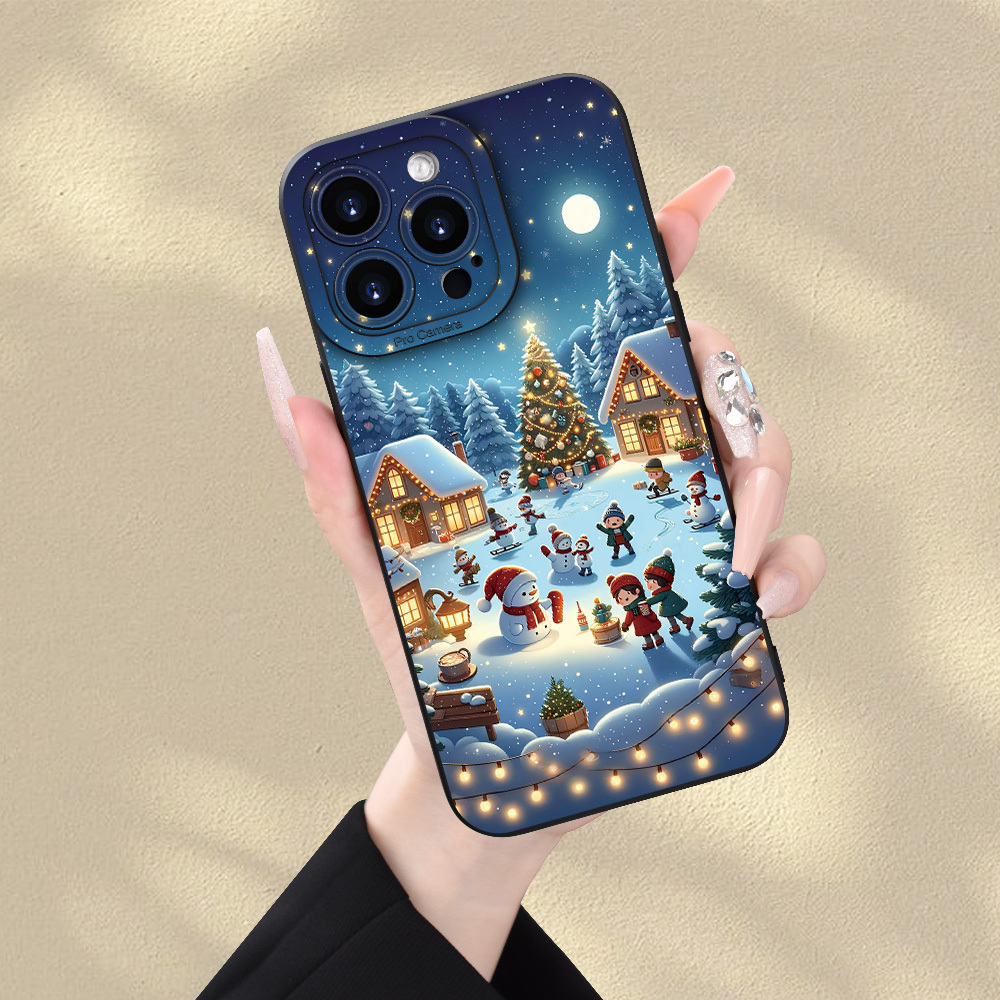 TEMU Phone Case: Fashionable, Trendy, , Aesthetically , And Fun Christmas-patterned Protective Phone Case For Iphone 7/8/x/xs/xr/11/12/13/14/15/16