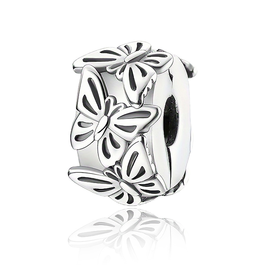 TEMU dije de S925 plateado es un diseño , elegante y encantador, para la fabricación de joyas, incluyendo pulseras, brazaletes y collares originales.