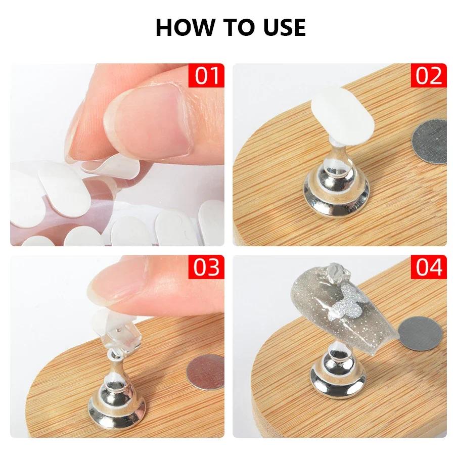 300pcs Traceless Nail Double-Sided Adhesive Tapes