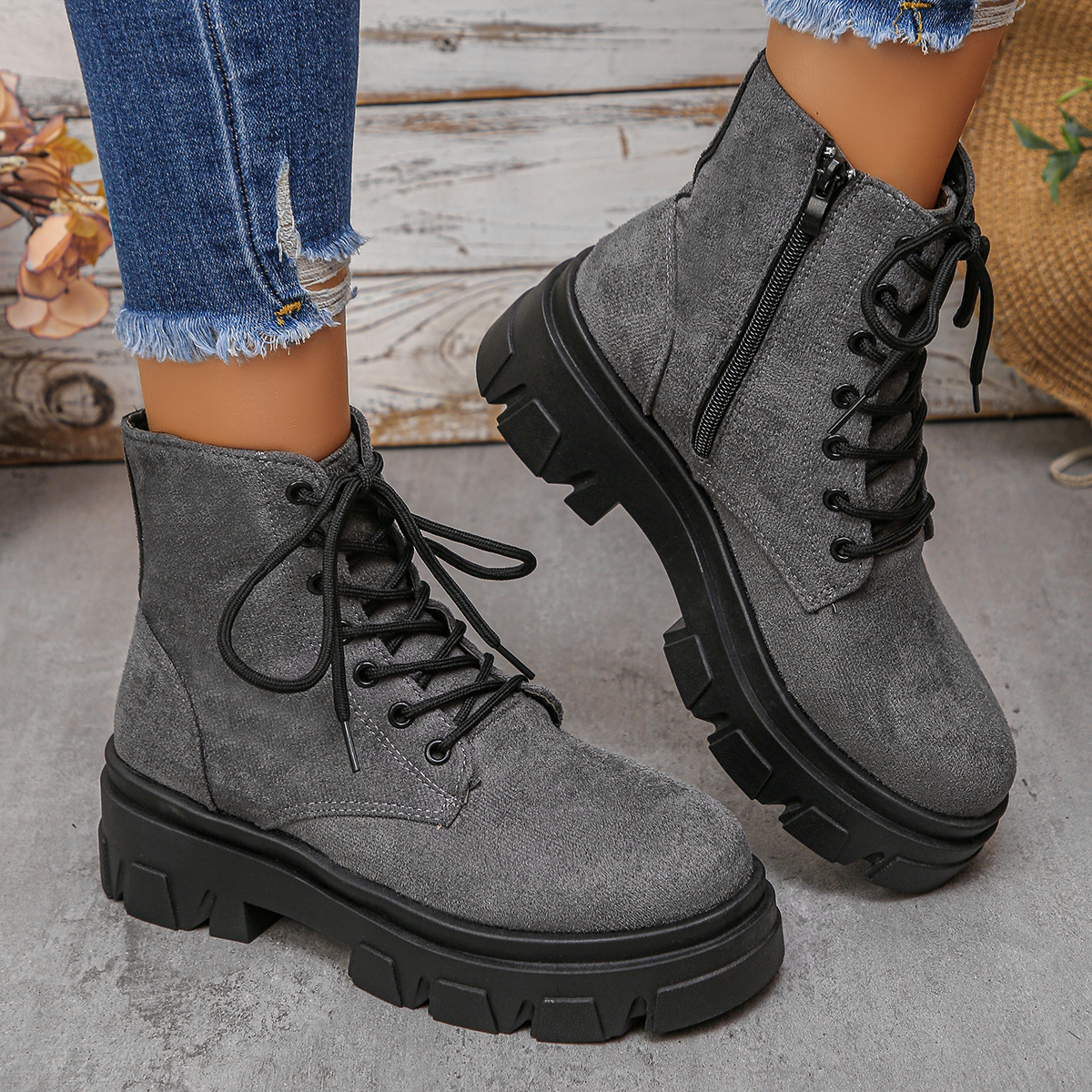 TEMU 8 Sizes . Women's Ankle Boots And Short Boots, Women's Boots, Slip-on Women's Shoes, Affordable Women's Boots, Summer Women's Shoes, Gifts For