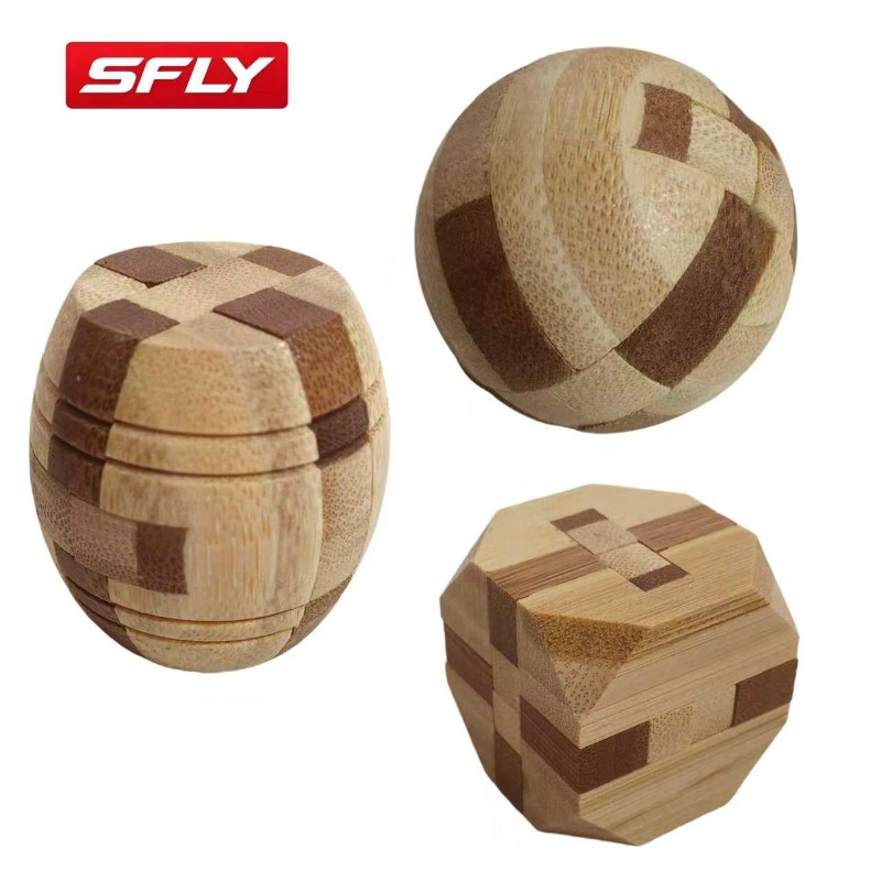 Lu Ban Lock Puzzle 3D Brain Teaser Toy