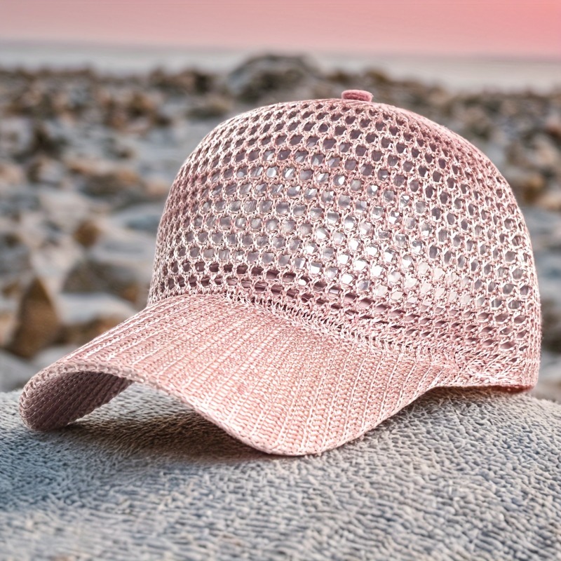 outdoor sun protection baseball cap unisex summer hat breathable mesh suitable for fishing and hiking