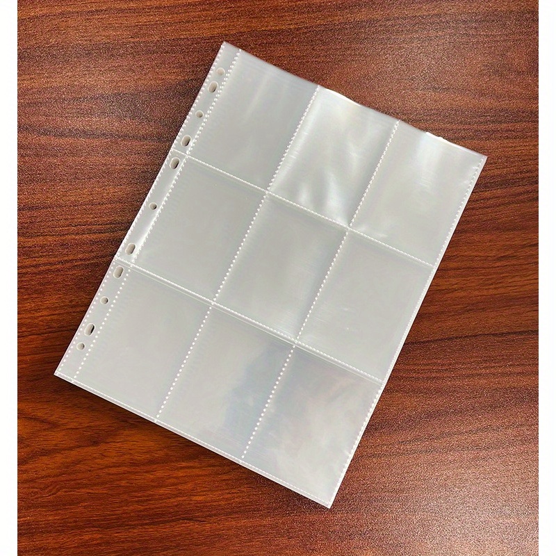 10 pages 180 card slots binder card sleeves pages universal - Temu Canada