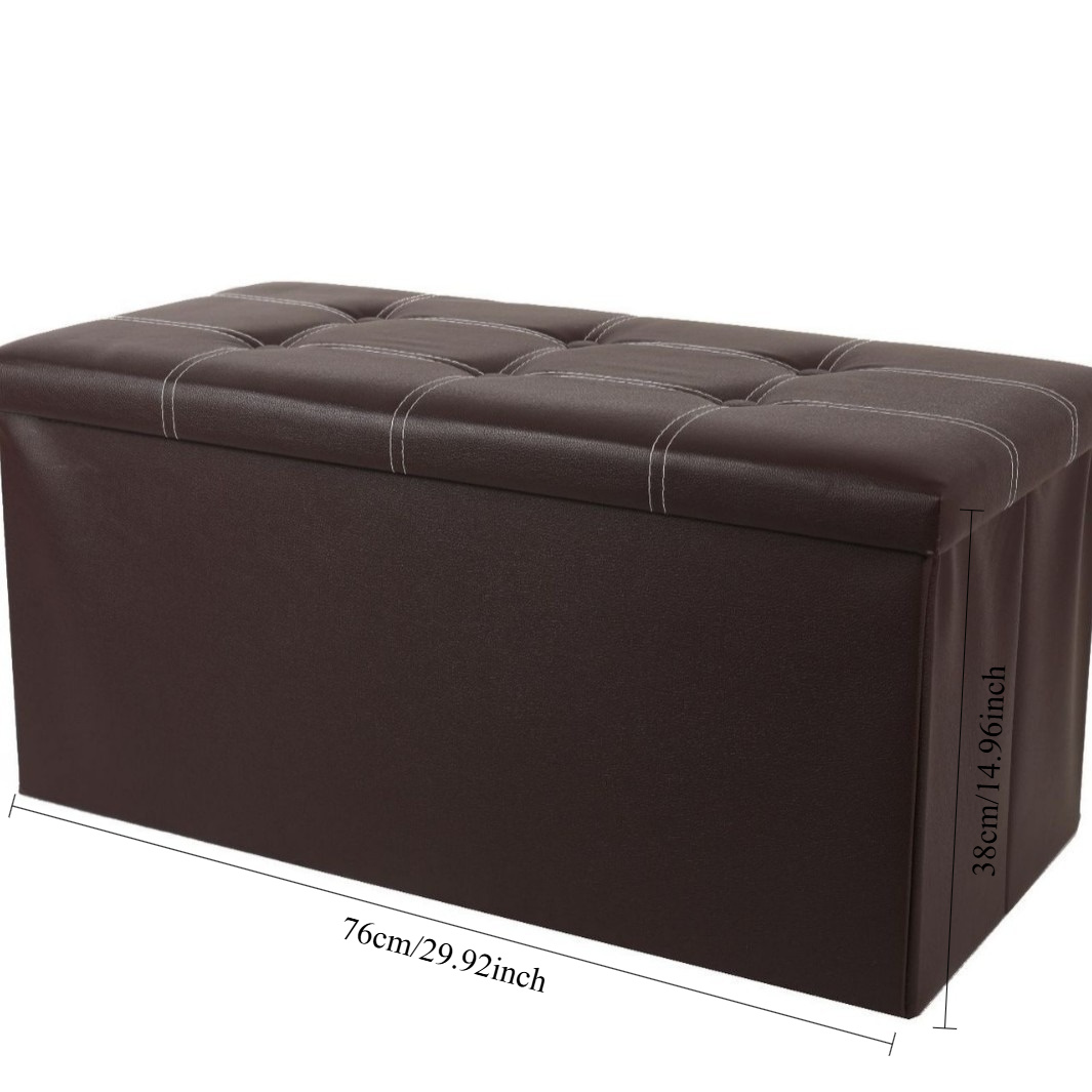 ledernes aufbewahrungs hocker minimalistischen modernen stil