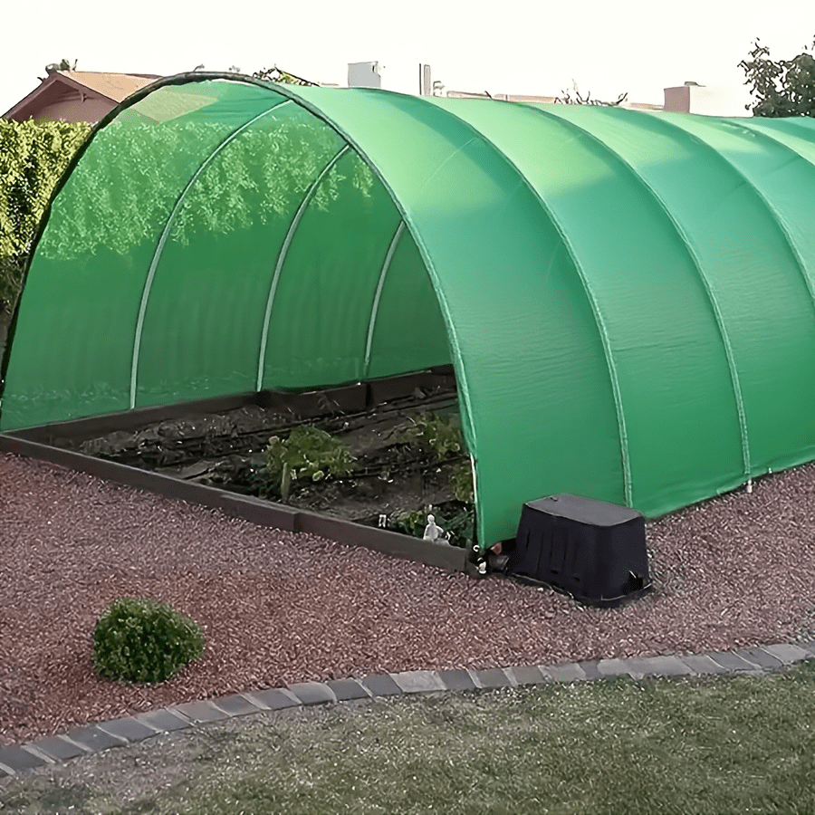 TEMU 1pc Heavy-duty Green Dustproof Net [uv Blocking Shade Net] 40%-50% Uv Blocking Black Fabric Shade Net - Heat Reduction Net For Plant Protection,