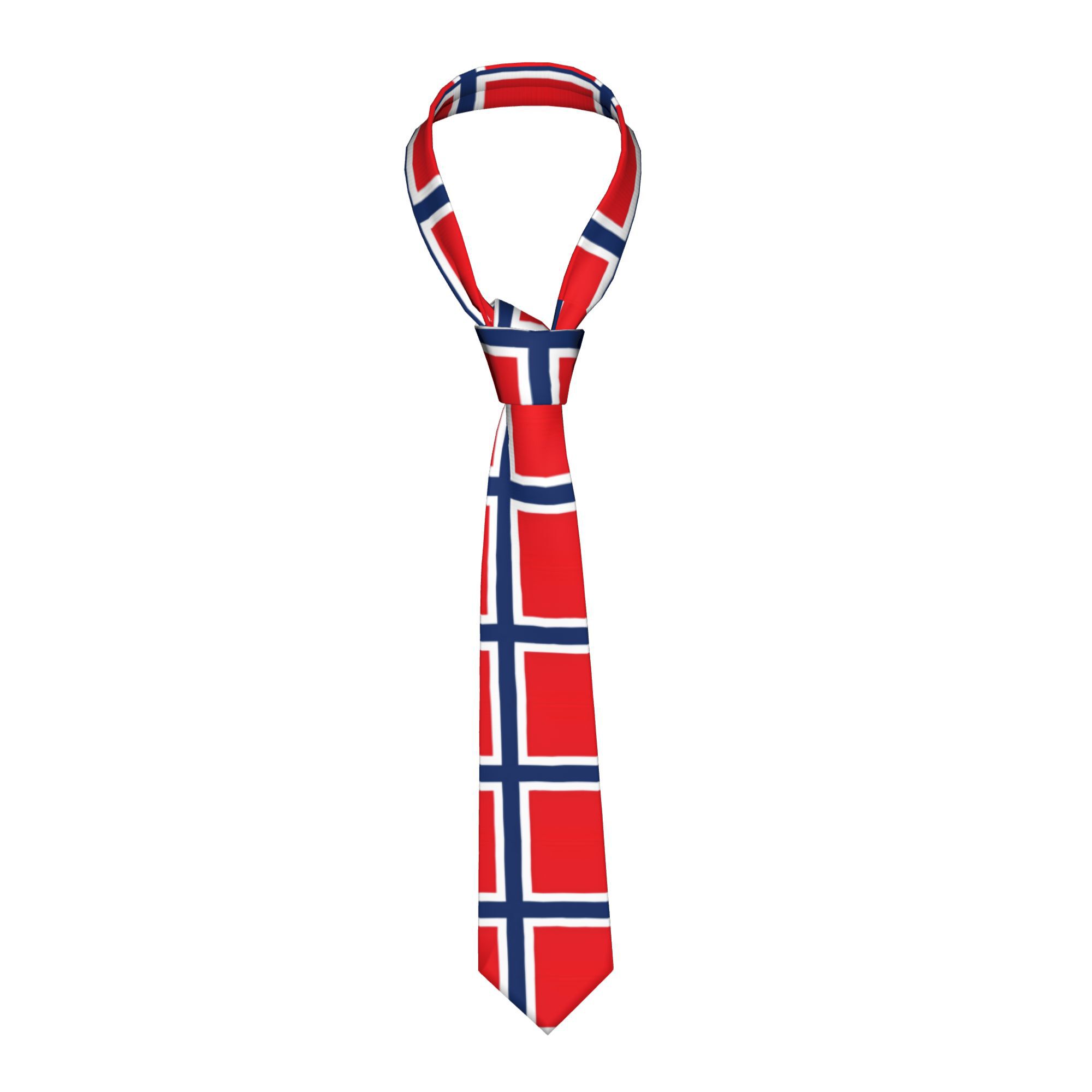 TEMU Norway Unisex Fashionable Printed Decorative Tie Suitable For Men Women Teenagers Holiday Accessories Formal Occasions Parties Novelty Gift