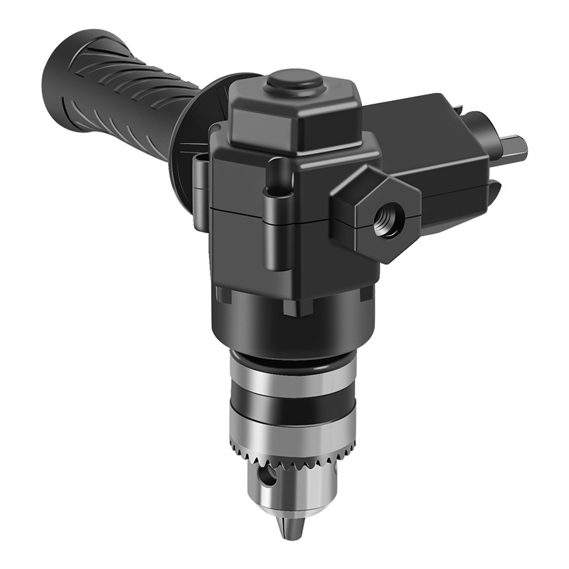 TEMU 1pc Multi Functional 90 Degree Right Angle Drill Bit Adapter, With A Detachable Abs Handle, Suitable For Corner Extenders Of Impact Drills, And