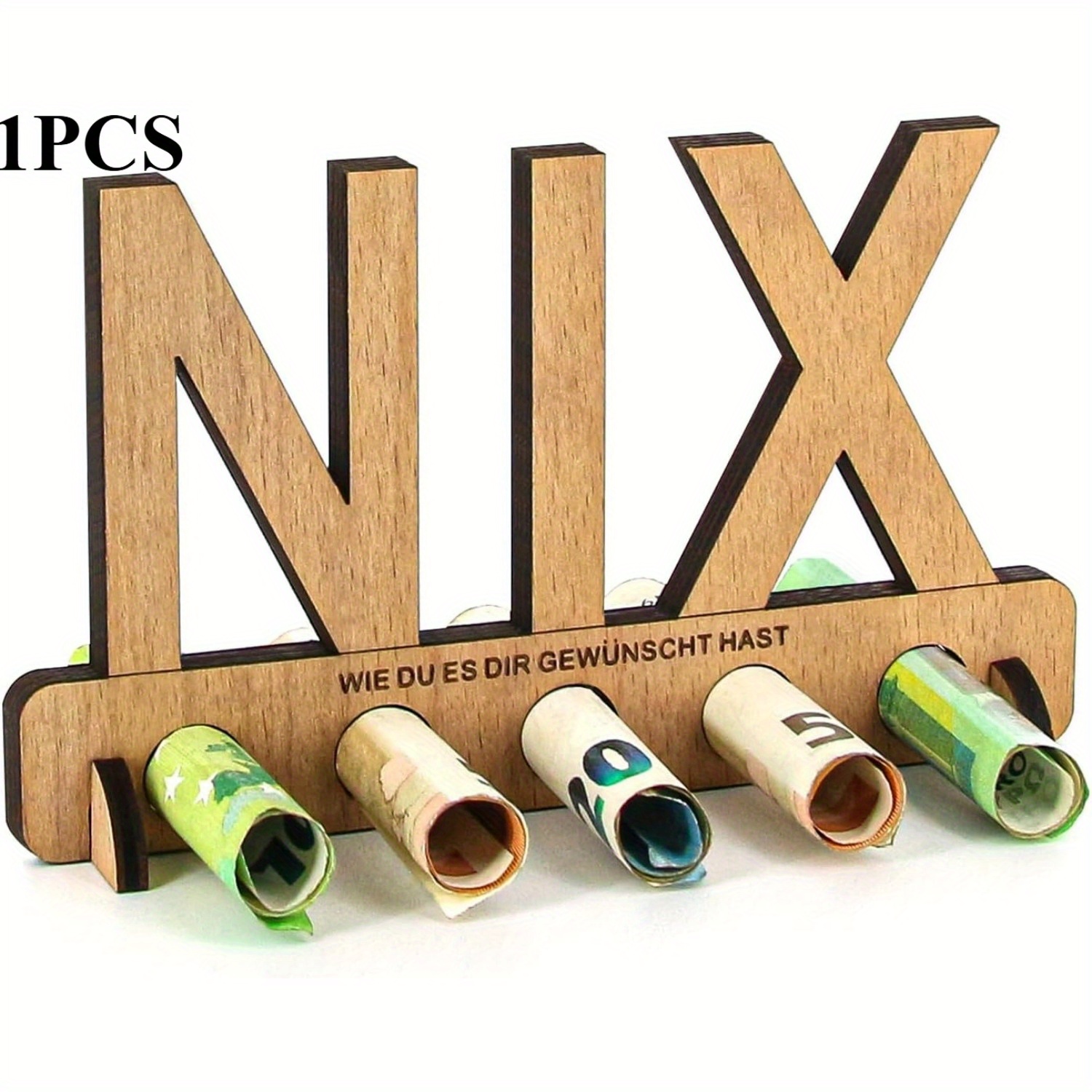 TEMU 1pc Birthday Gift Nix - Birthday Gift With - Gift - Wooden Gift - Cash Gift For Men And Women