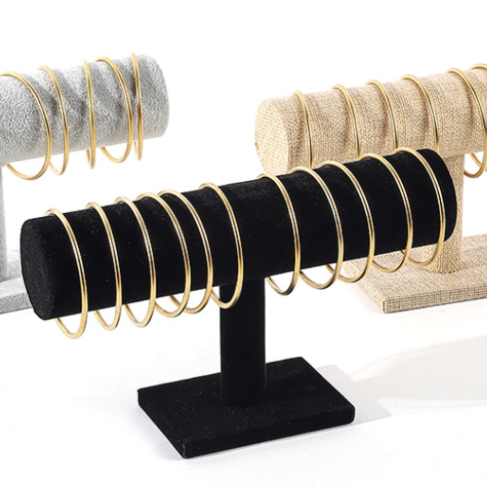 8pcs Set T-shaped Display Stand for Bracelets, Necklaces, Earrings