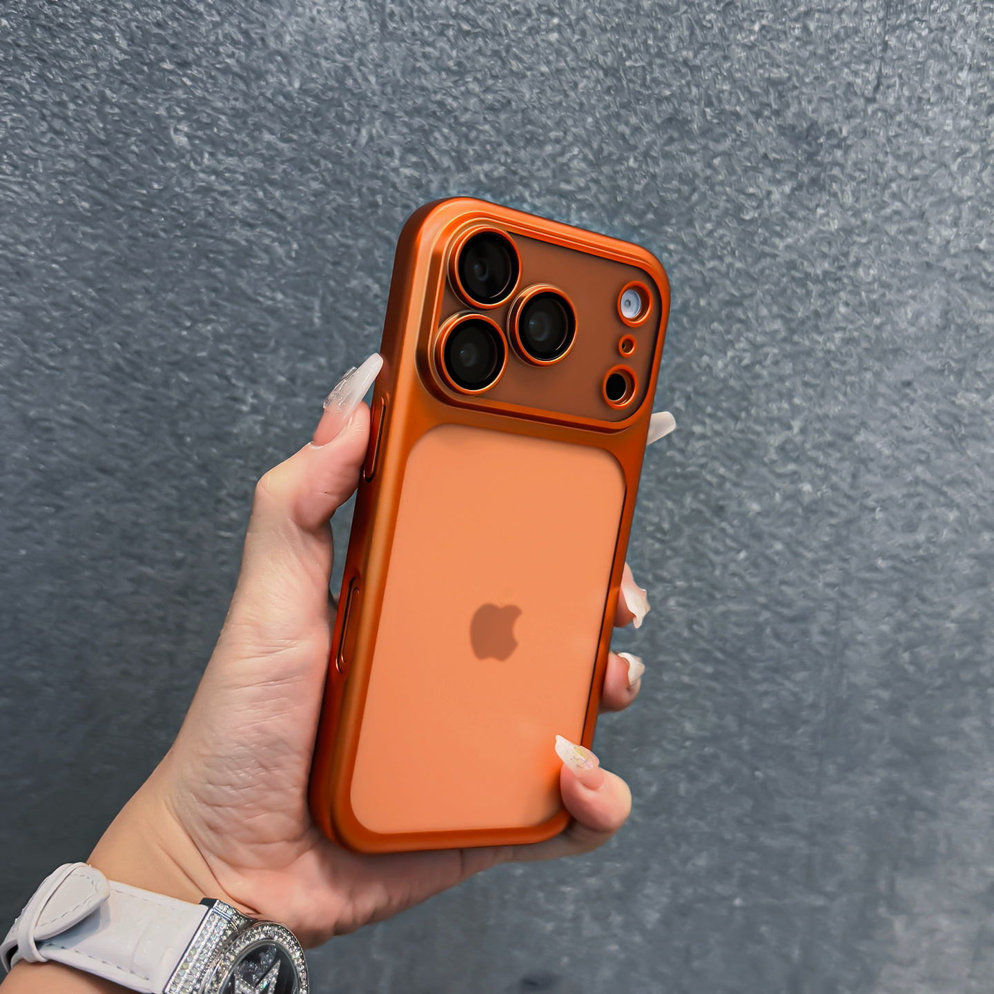 E-shop Handyhülle - Handyhülle: Luxuriöse, ultradünne, stoßfeste, matte, transparente Handyhülle mit Objektivschutzfolie, geeignet für iPhone 17 Air 16