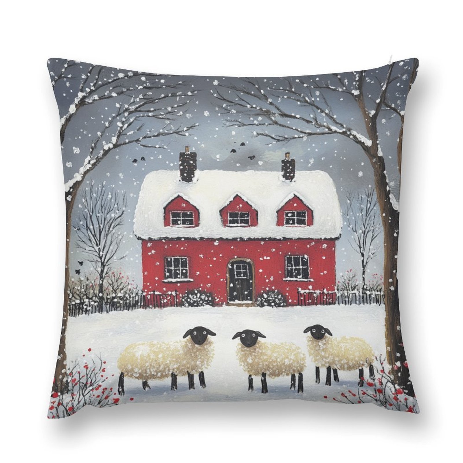 

18x18 - , Zip , - For & Bedroom Decor - Christmas