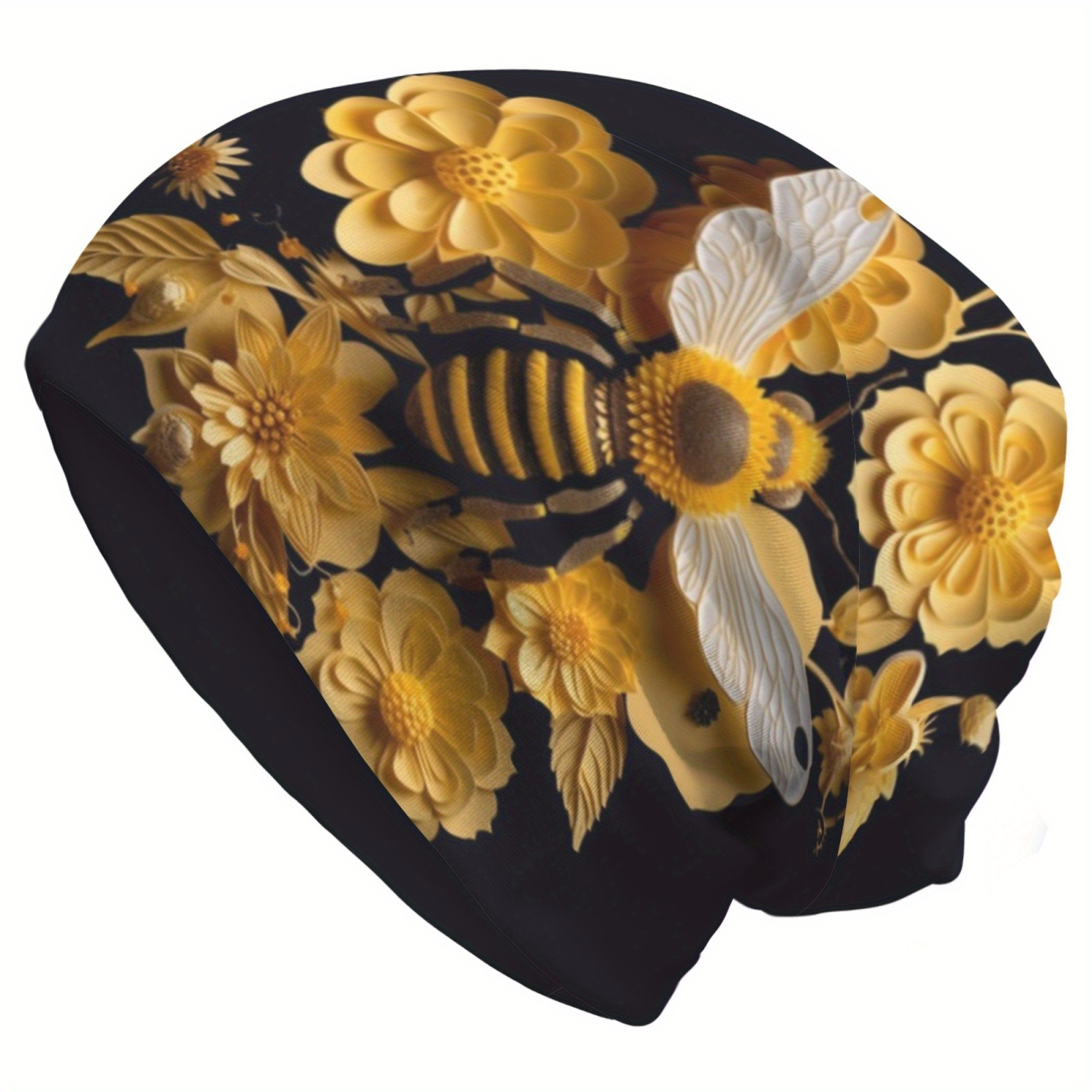 

1pc Unisex Bee , Polyester And , , And Cap