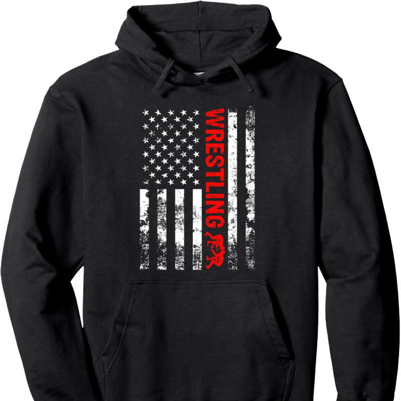 

Wrestling Us Men Women - Hooded Sweatshirt - Fit - And