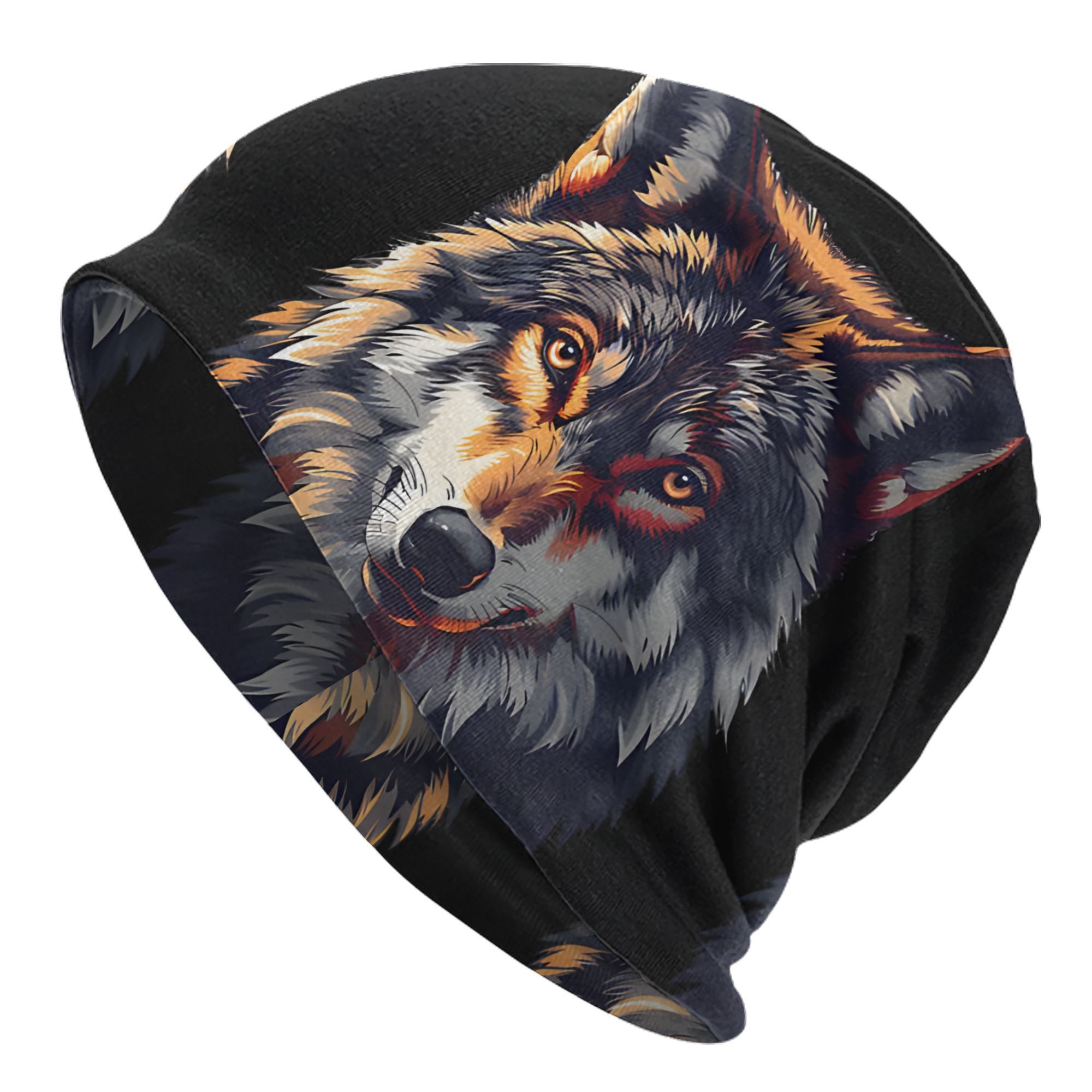 

Wolf- , & Stretchy Hat For Men And Women
