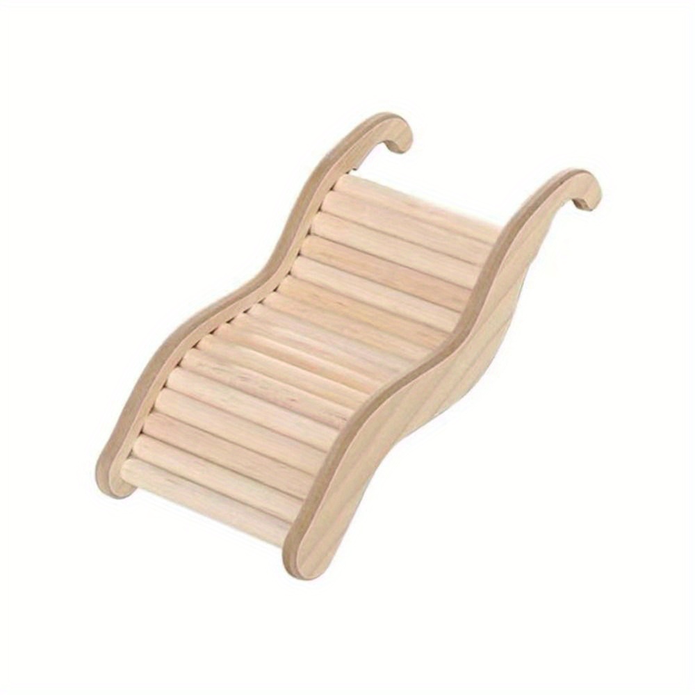 Wooden Hamster Climbing Ladder Cage Accessories Cage Decoration Interactive Hamster Habitat Toy Stable Animal Stairs Toy Squirrel