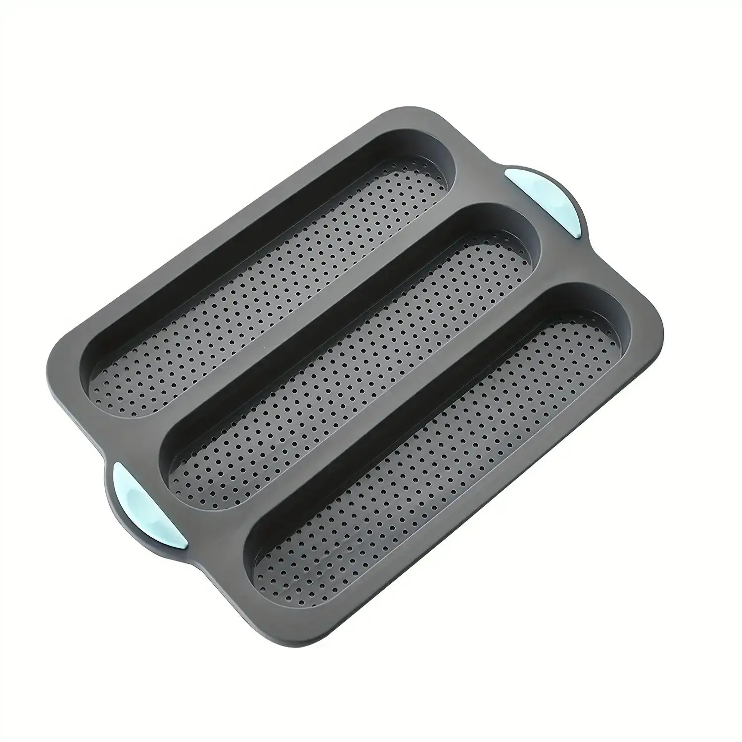 Image of Silicone Baguette Long Bread Baking Pan 3-hole/8-hole French Small Bread Cake Baking Pan Mold Baking Pan Baking Mold Cake Mold