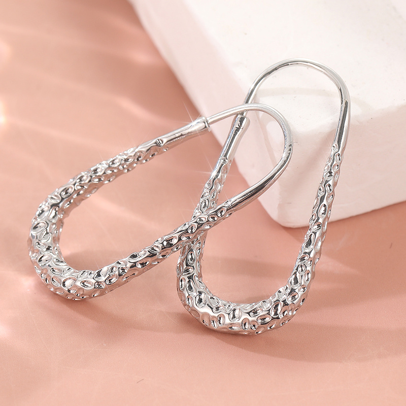 E-shop -Allergische Einfache Geometrische Creolen, Damen Retro Klassische Ohrringe, Party Schmuck, Exquisite Urlaubsgeschenke