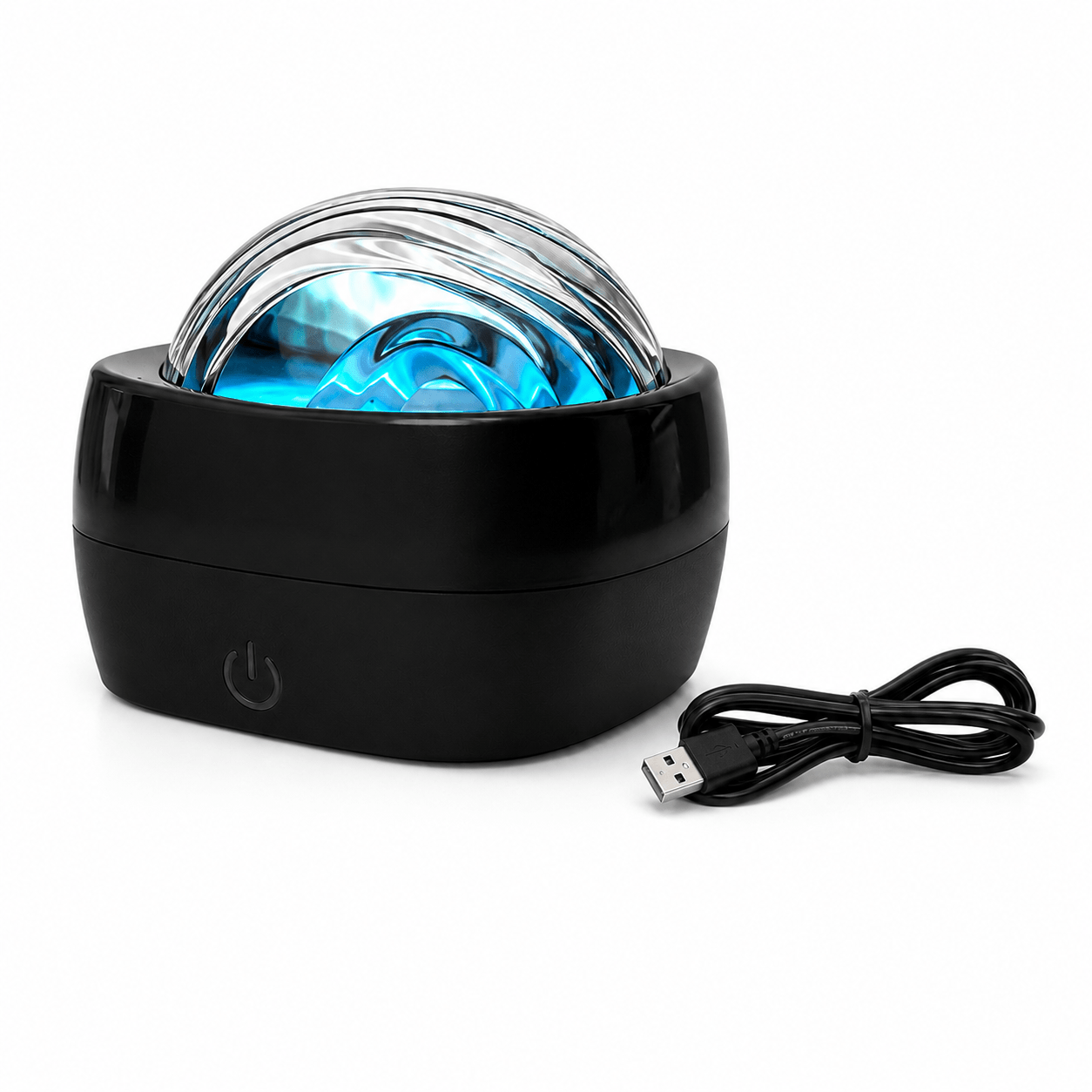 TEMU Projecteur d' galaxie , projecteur de ciel étoilé RGB 7 couleurs, alimenté par USB, allumage par long , contrôle tactile, crée une ambiance de