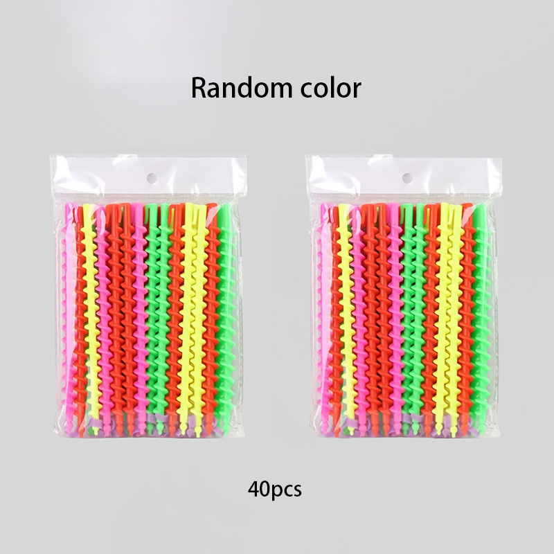 TEMU 40 piezas de ruleros de plástico en , herramientas de DIY para rizos hermosos, accesorios de peinado sin , ahorra y dinero en casa, perfectos