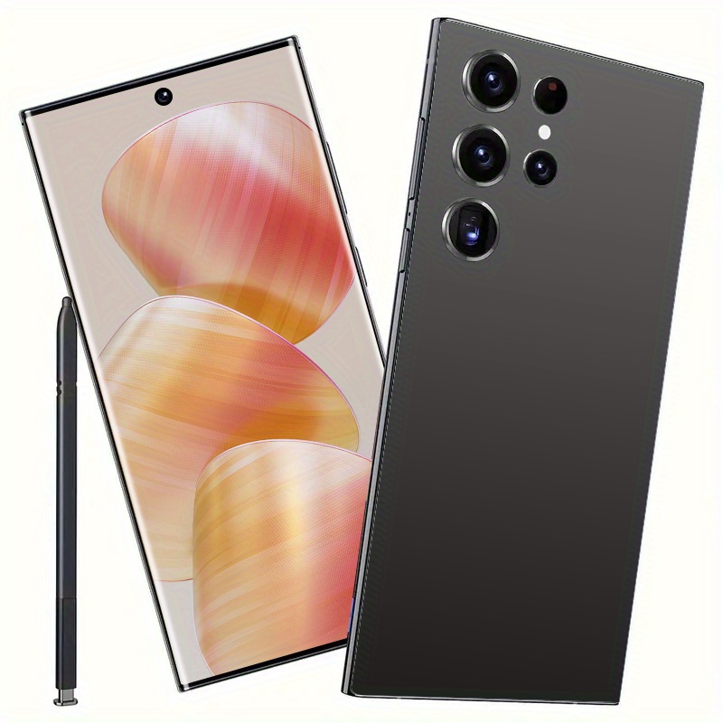 unlocked smartphone 8gb 256gb   15 6 8 hd display 8 core 48mp 72mp camera 6800mah battery aluminum alloy usb type c wi fi fast charging fingerprint unlock ideal for halloween christmas gift best for christmas