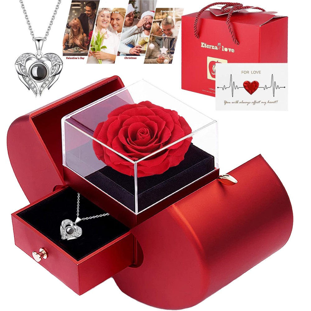 Regalo para Ella/Él 1 Set:   de Regalo +   + Collar +   de Felicitación +   de Regalo     Idiomas   de Regalo       de   Adiciones Elegantes de Estilo     de Regalo     Diseñada Exclusivamente para Mujeres