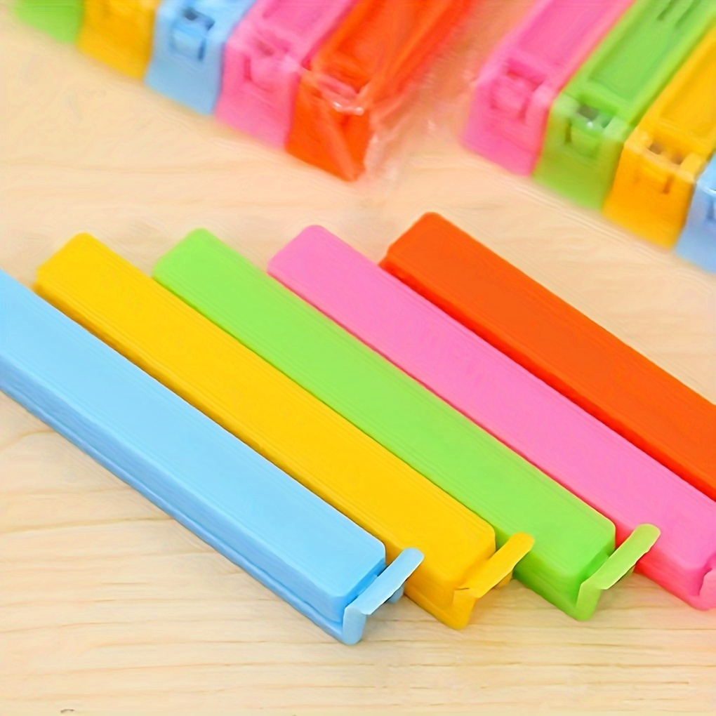 24 Colors Random Plastic Food Bag Clips for Kitchen Storage