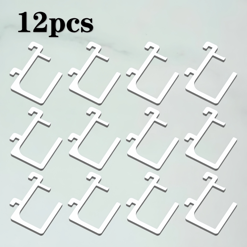 12pcs Spool Holder Set, Essential /embroidery Enthusiasts, Suitable For Craft Rooms/workbenches, Desktop Neater, Multifunctional Spool Hanger