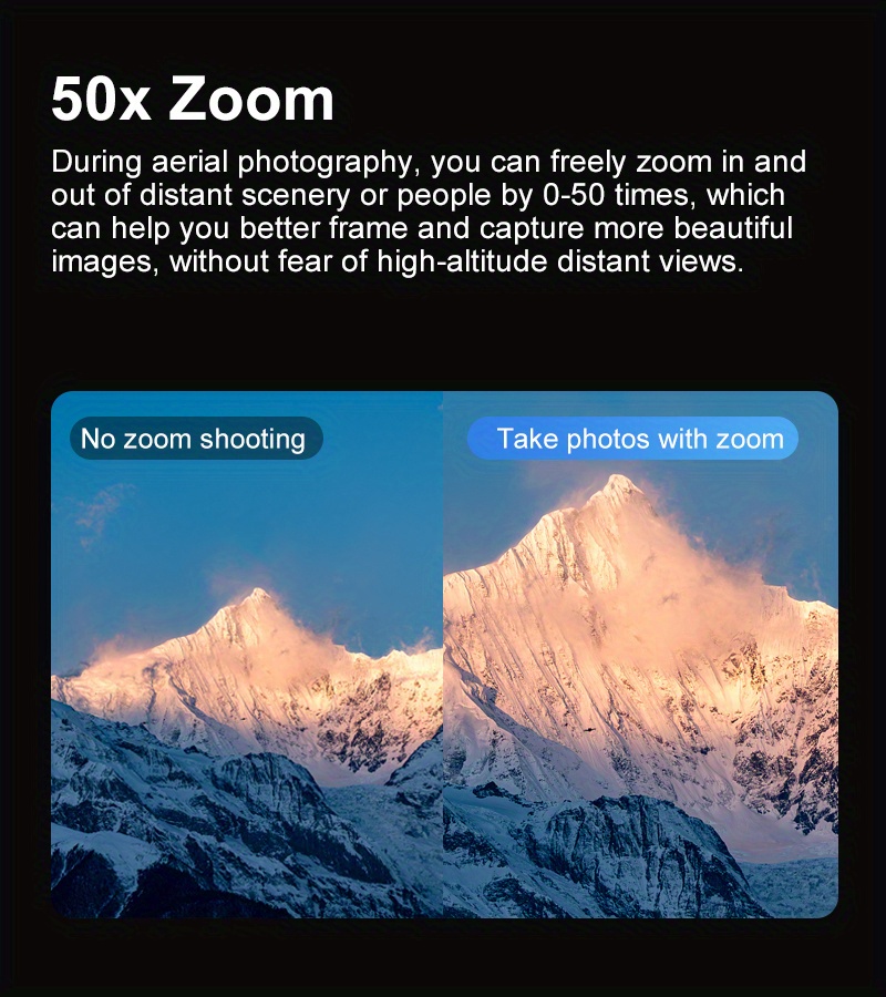 4K HD GPS Drone with Brushless Motor, Long Flight Time, Foldable FPV Quadcopter, GPS Auto-Return Home & Obstacle Avoidance, Optical Flow Positioning, Portable Drone with Large, Includes 2 Batteries - Ideal for Aerial Photography, Videography, Mapping, Surveying - Perfect Birthday/Holiday Gift for Adults & Teens, High Quality Drone