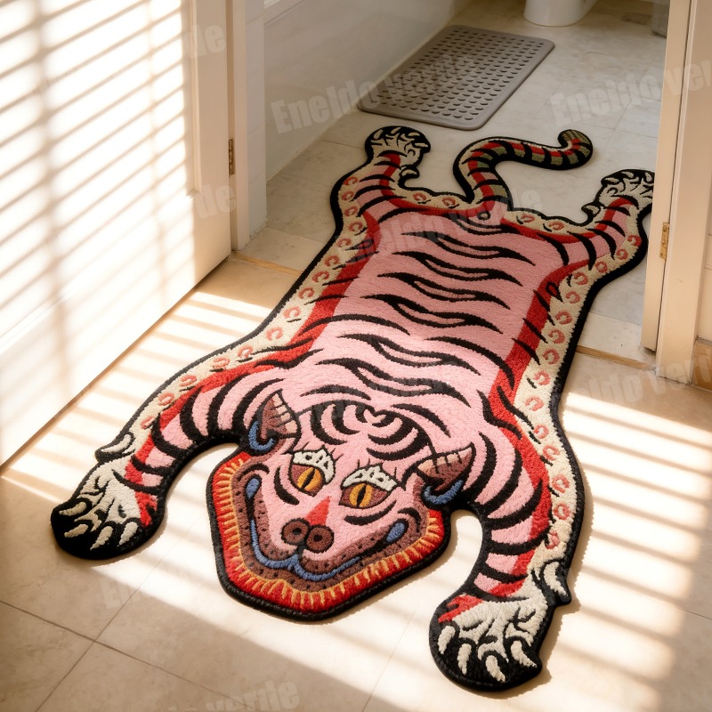 tiger carpet sold on Temu United States