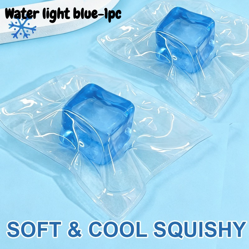 [hefengcl] Tabaco Super Large Transparent Cube Of Ice Squeeze Toy, Cube Of Ice Stress Ball [jelly-like ] High-density Slow Rebound Malleable Sensory Relief Toy - Office Desktop Ornament, Birthday Gift