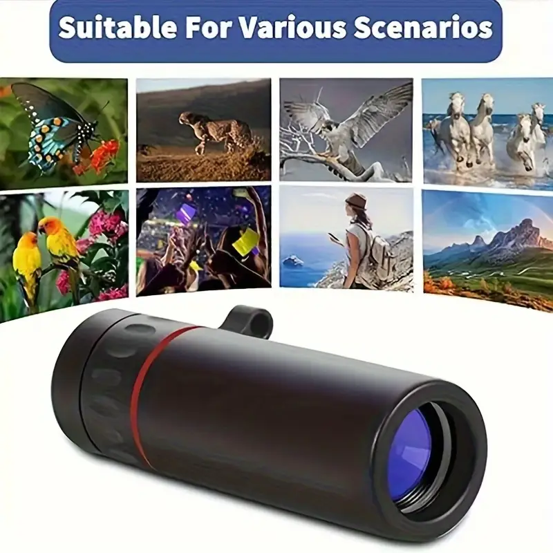 1 monocular telescope 10x25 compact lightweight manual focus monocular with design for hunting travel fishing father s day gift Product details 4