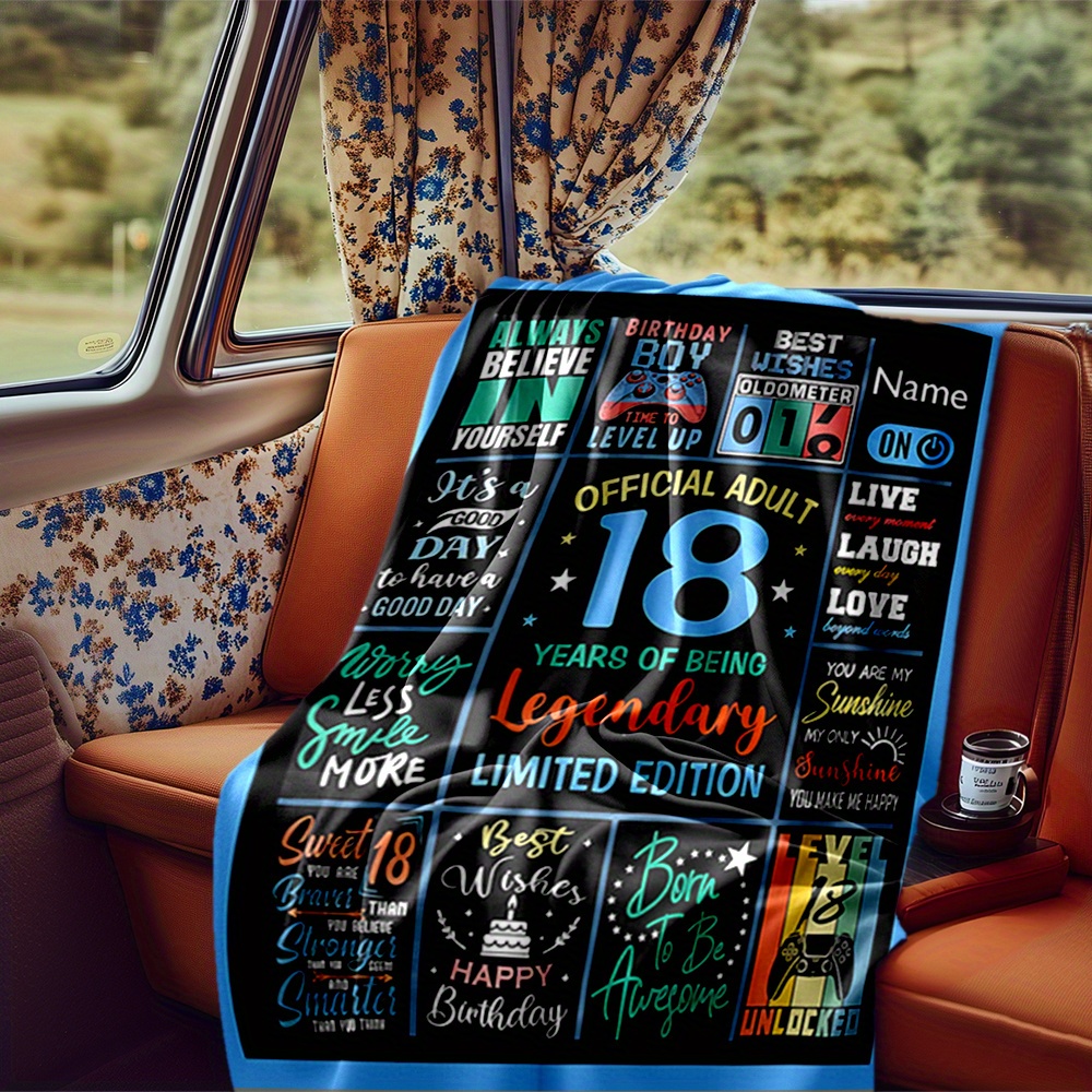 Blanket 18 Yr Old Boy Birthday Ideas Blanket Gifts For 18 Year Old