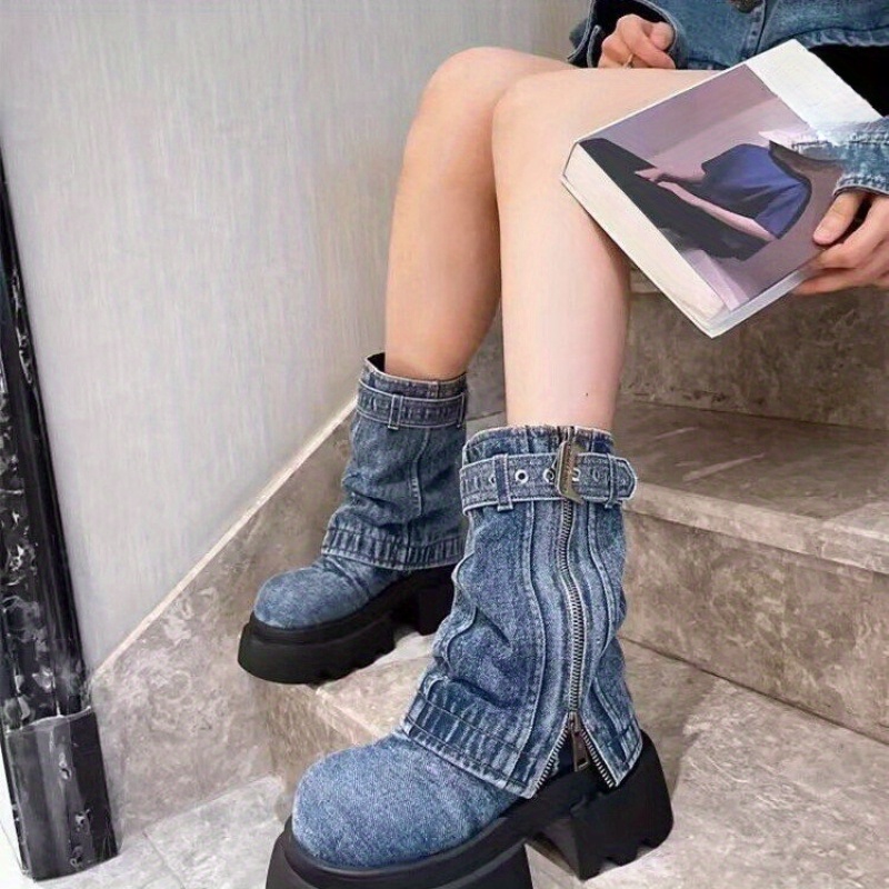 denim boots for women Qatar