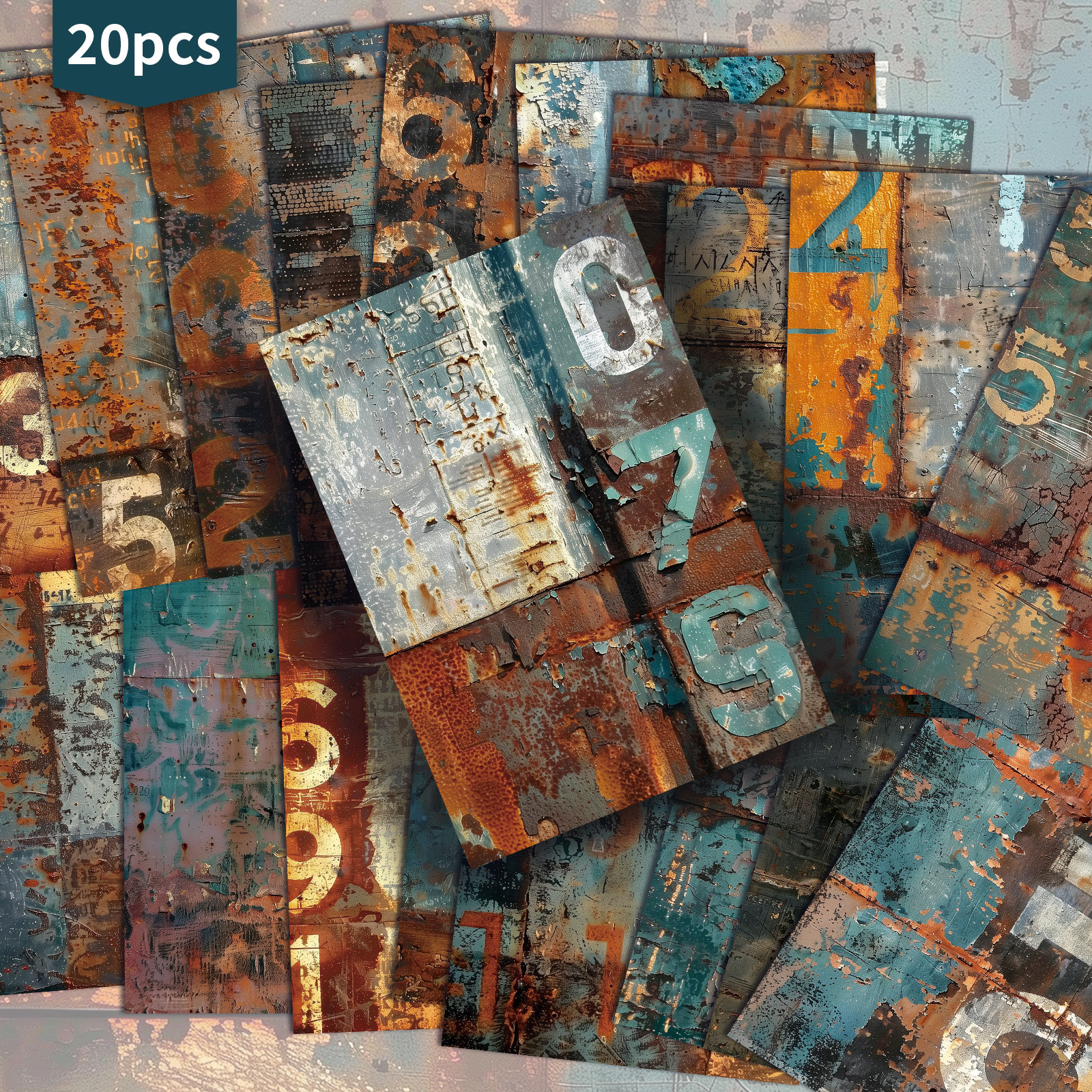 TEMU Set Of 20 Vintage- Metal Postcards Measuring 4x6 Inches, Featuring Retro Pinup Art, Scrapbooking And Crafting As Collectible Decorative Cards