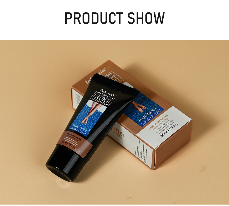 Waterproof & Sweatproof Leg Makeup - Lakerain Buildable Concealer, Non-Fade Tanning Foundation for All Skin Tones