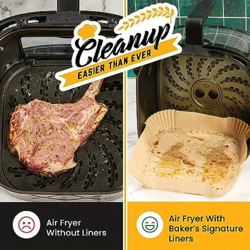 250pcs air fryer liners disposable airfryer paper liners nonstick and oil proof for easy great for oven pans baking 8 square for 58 qt basket by, air fryer liners non stick, disposable air fryer paper, oven baking sheets, nonstick liners, square liners, oilproof design, heatresistant liners, material, baking sheets, cooking liners, meal preppers, home cooks Product details 2