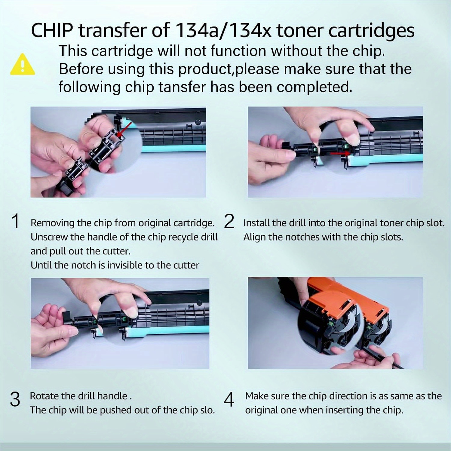 True Image 2-Pack Compatible Toner Cartridge NO CHIP Replacement Hp W1340x 134x W1340a Laserjet M209dw Mfp M234dw M234sdn M234sdw Printer High Yield