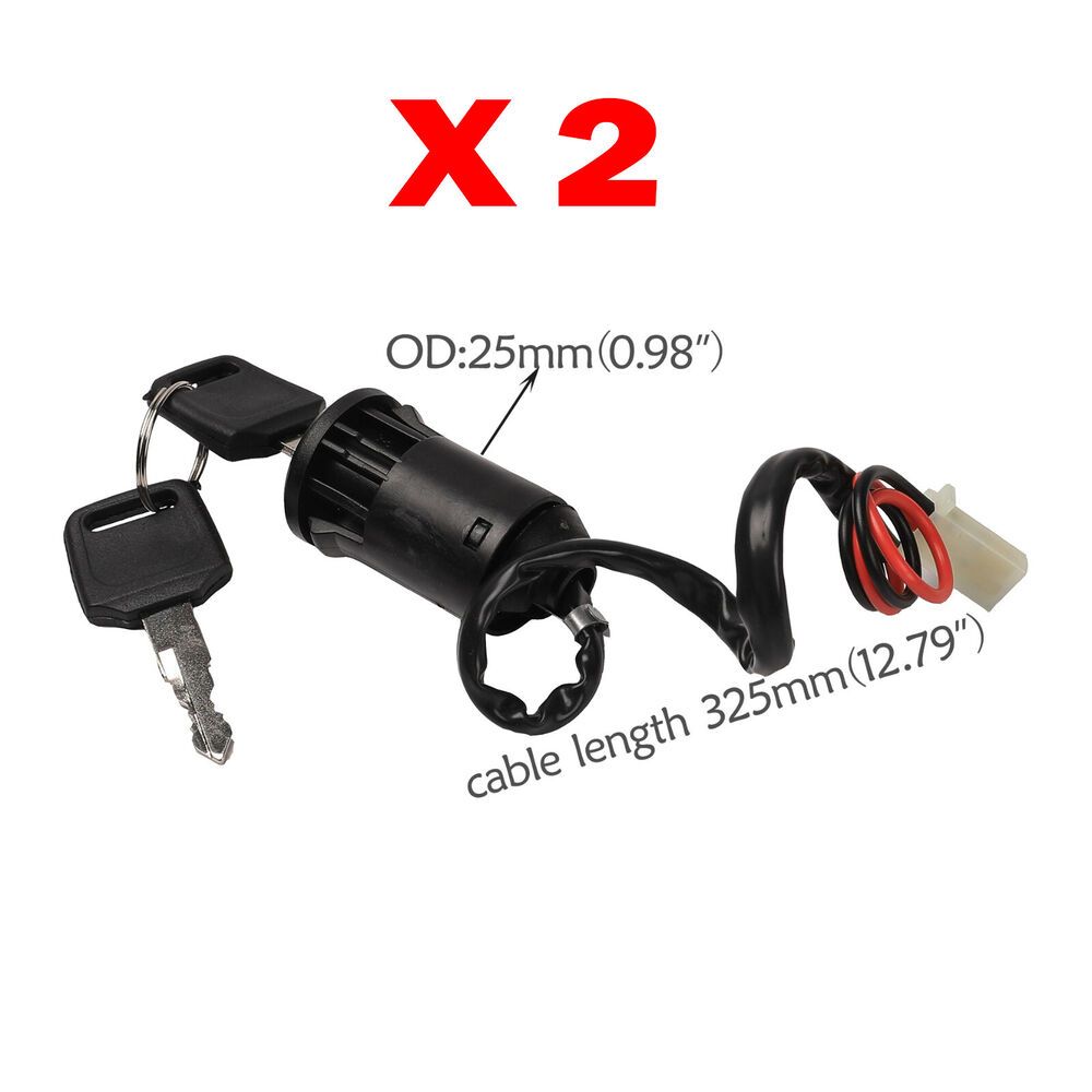 TEMU 2* Key Switch For Ignition On Electric Mopeds And Motorcycles, For Atvs And Dirt Bikes In Australia