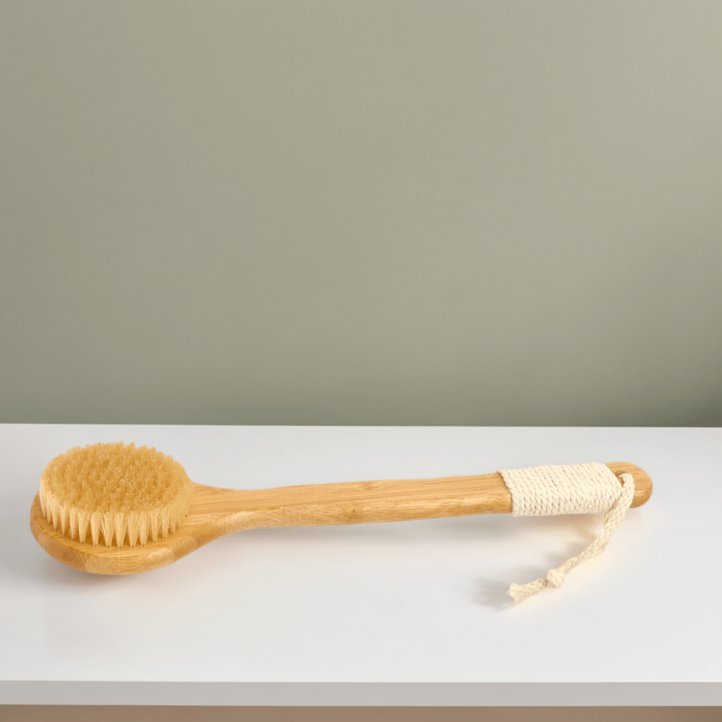 1pc heavy duty shower body brush with long handle deep cleansing exfoliating bath brush firm bristles for back legs feet non   for dry or wet use ideal for   bathroom essentials     scrubber   products Product details 5