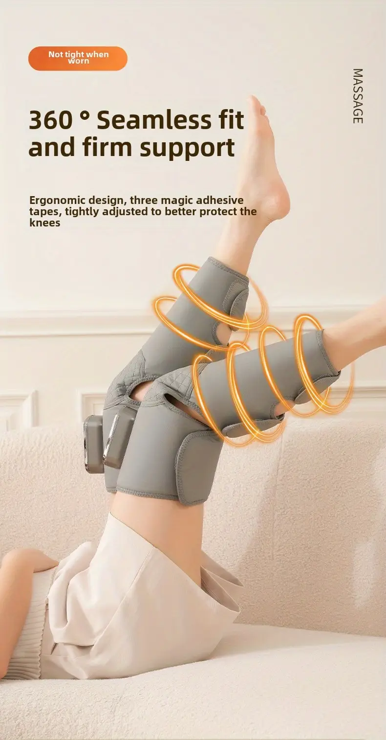 wireless leg massager usb rechargeable featuring air pressure and heating functions ideal for long legs and this electric massager a great gift for Product details 2