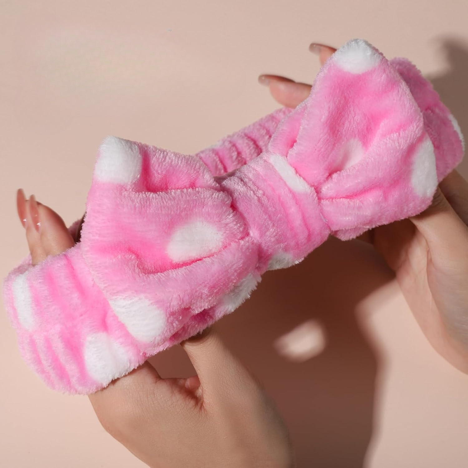 Spa-Stirnband Aus Mikrofaser – Set Mit Armband | Weich, Saugfähig & Maschinenwaschbar | Für Gesichtspflege, Yoga & Make-up